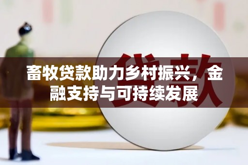 港南畜牧贷款助力乡村振兴，金融支持与可持续发展