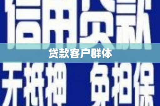 邯山贷款客户群体