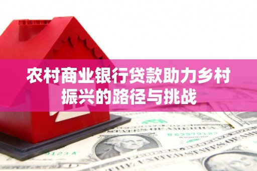 安丘农村商业银行贷款助力乡村振兴的路径与挑战