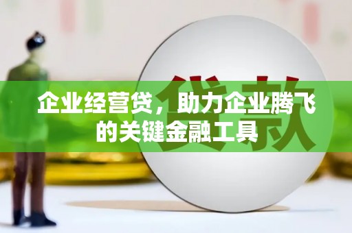 两当企业经营贷，助力企业腾飞的关键金融工具