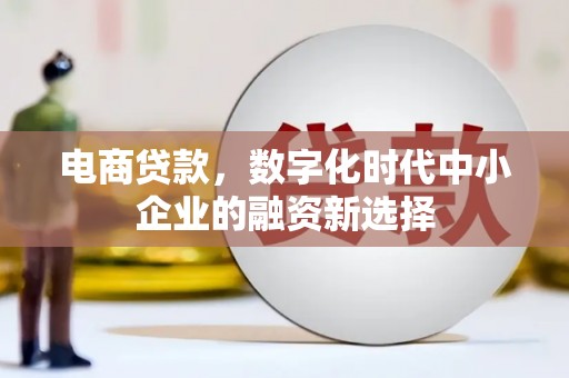 雅江电商贷款，数字化时代中小企业的融资新选择