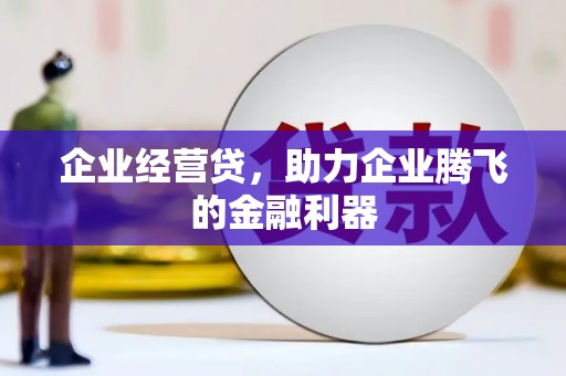 柳营企业经营贷，助力企业腾飞的金融利器