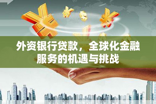 高要外资银行贷款，全球化金融服务的机遇与挑战