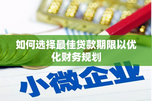 泗水如何选择最佳贷款期限以优化财务规划