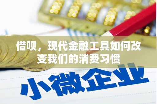 梅山借呗，现代金融工具如何改变我们的消费习惯