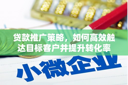 卢氏贷款推广策略，如何高效触达目标客户并提升转化率