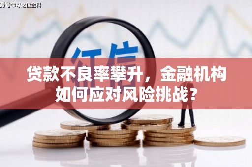 上饶贷款不良率攀升，金融机构如何应对风险挑战？
