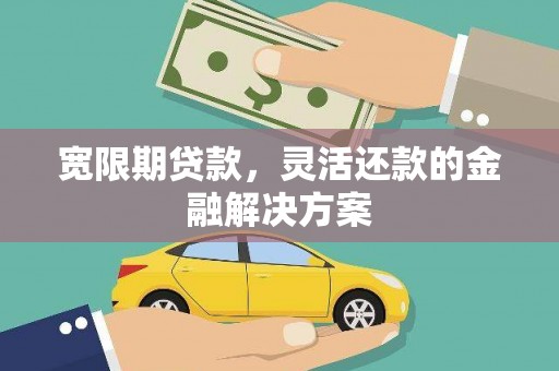 凤城宽限期贷款，灵活还款的金融解决方案