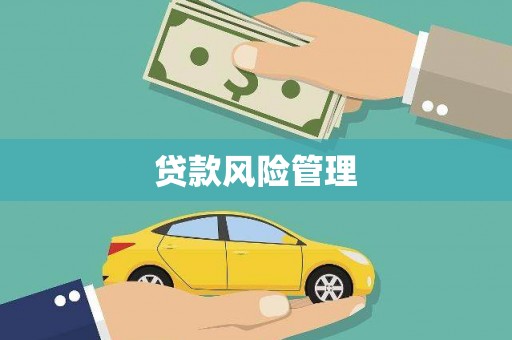 苗栗贷款风险管理