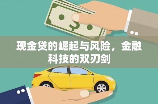 金乡现金贷的崛起与风险，金融科技的双刃剑
