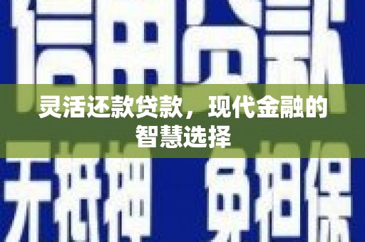 商都灵活还款贷款，现代金融的智慧选择
