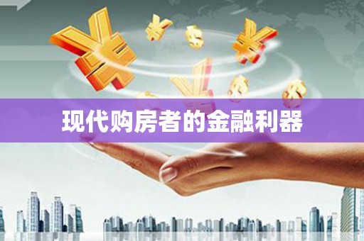 武川现代购房者的金融利器